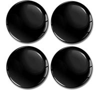 DALUJIE 4 Stück Auto Radnabenkappen Aufkleber für Smart Fortwo Forfour 453 451 450 2000-2020 2021 2022 2023, Gel Emblem Doming für Auto Felgen Kfz Nabendeckel Wasserdicht Radnabenabdeckung Aufkleber