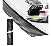 DALUJIE Ladekantenschutz für Kia Stonic 2024 2023 2022 2021 2020-2017, Kohlefaser Heckstoßstangen-Protektor Anti-Scratch Auto Carbon Fiber Stoßstange Hinten Schutz,104cm