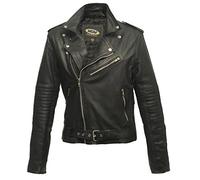 Damen Lederjacke, Lederjacke, Motorrad Lederjacke, Chopperjacke, Rocker Jacke