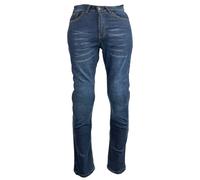 roleff Motorradhose mit Knie- und Hüftpolsterung, blau, size=31