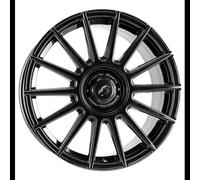 Damina Performance, DM09, 8,5x19 ET35 5x112 72,6, black painted red Inlay