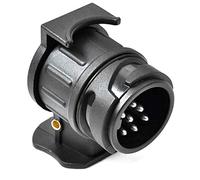 DARKGUARD Micro Adapter von Stecker 13 Polig auf Steckdose 7Polig 12v, 13 auf 7-pol Adapter Stecker für Pkw, Kfz Fahrradträger,Anhängerkupplung, Adapterstück,Anhänger Stecker Steckdose