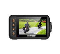 Dash-Kamera - IPS-Motorrad-DVR mit wasserdichtem 1080p-Weitwinkel - tragbarer, verdeckter Datenrekorder | 3-Zoll-Kameraaufnahme für Motorrad vorne und hinten, Halloween, Einweihungsparty, Thanksgiving