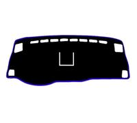 Dashboard Matte Für Suzuki Für Liana 2011-2013 Mit Uhr Dashmat Pad Teppich Sonnenschutz Auto Abdeckung Armaturenbrettmatte Center Konsole Armaturenbrett(Blue LHD)