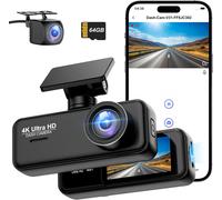 Dashcam Auto 4K+1080P SIGRILL Dashcam Auto Vorne Hinten, WiFi Dash Cam APP