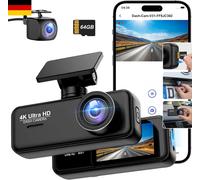 Dashcam Auto 4K+1080P SIGRILL Dashcam Auto Vorne Hinten, WiFi Dash Cam APP Steue