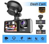 Full HD 1080P Dual Lens Autokamera Dashcam DVR Recorder Nachtsicht G-Sensor DHL