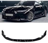DASHENGFANG Auto Frontlippe Frontspoiler für BMW G80 M3 G82 G83 M4 2021 2022 2023, Auto Frontspoilerlippe Splitter Frontschürze Lip Splitter Diffusor-Spoiler Body Kits,A/Black