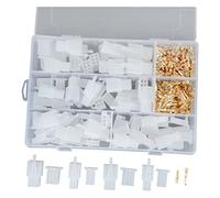 Dasing 1 Box Steckverbinder Flachstecker Set Motorrad/KFZ//E-BIK/Fahrrad Stecker 2 3 4 6 polig Stecker Steckverbinder 2,8mm