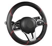 DATONGERGOUZI 37-39cm Auto Lenkradbezug für Skoda Karoq 2017-2025, Rutschfester Lenkradbezug, Leder Lenkradhülle, Lenkradbezug, Lenkrad Bezug Lenkradschutz