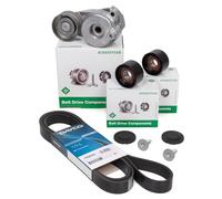 DAYCO 7PK2035S Keilrippenriemen + INA Spanner Rollen für CHRYSLER MERCEDES OM642