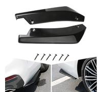 DAYKET 2 Stück Auto Heckstoßstange Splitter Lippe für Mercedes-Benz B Class W245 W246 W242 W247, Heck Stoßstange Diffusor Splitter Spoiler Protector,A/Black