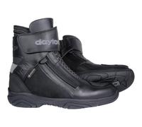 Daytona Arrow Vent GTX Motorradstiefel Herren Schwarz Wasserdicht Leder Kurz 46