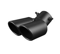DBSKJMRFT Auspuffblende Doppelrohr, für VW T-Cross C1 2018-2026 Auspuff Endrohr Auto Tuning Edelstahl Sportauspuff Heckauspuff Gebogen,B