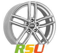 DBV Andorra TR silver 7x17" ET42 LK5 112 ML 66.6 Alufelgen 17 Zoll