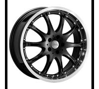 ALUFELGEN DBV, AUSTRALIA , 7X15 ET40 5X114,3 74,1, SCHWARZ HORN POLIERT