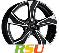 Alufelge DBV VENEZIA KB Einteilig Black Polished 7.50 x 17 ET 30.00 5x112.00