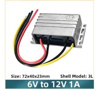 DC 6V zu 12V Wandler 1A 12W Schritt Auf | Eingebauter Chip, Schutz vor Kurzschluss, Überstrom, stabil für Auto und Industrie