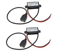 DC zu DC Konverter-Modul, 24 W, 6 V-32 V auf 5 V/9 V/12 V, Step-Down-Spannungsregler mit QC 3.0/FCP-Unterstützung für Auto-GPS-Dashcam-MP3-Player