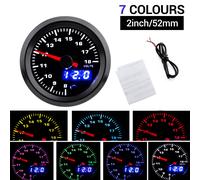 DC12V Voltmeter LED Digital KFZ Auto Mini Spannungsanzeige Voltanzeige 52mm