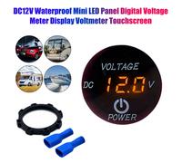 DC12V Waterproof LED Panel Digital Voltage Meter Display Voltmeter Touchscreen