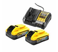 DCB1104H2-QW PowerStack Starter Kit - 2 x 18V XR 5.0Ah POWERSTACK Battery + DCB1104 Charger