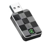 DCYBDL 2 in 1 Wireless Carplay Adapter für Skoda Kamiq 2018 2019 2020 2021 2022 2023 2024, Konvertiert Kabelgebunden zu Kabellos Plug & Play Schnelle und Stabile Verbindung,A Black Grey