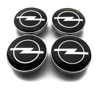 DCZBYCJ 4 Stück Auto Nabendeckel für OPEL, Nabendeckel Hochwertigem ABS Staubdicht Radzierblende Radmitte Emblem Zubehör,57MM