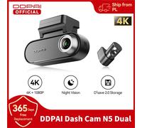 DDPAI N5 Dual Dash Cam Vorne und Hinten 4K Ultra HD Auto DVR AI Basis Radar NightVIS ADAS GPS Auto Aufnahme Dash Kamera