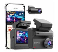 DDPAI Z50 Pro Dashcam Auto Vorne Hinten 4K+1080P, 3" IPS/5G WiFi6/GPS/ADAS | Dash Cam 5G WiFi6, GPS, Nachtsicht, ADAS, 48h Parküberwachung, G-Sensor, Loop-Aufnahme, Superkondensator, Unterstützt 4G LTE
