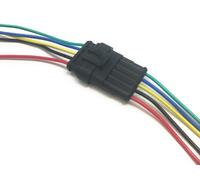 DE 1-10x KFZ Stecker Steckverbindung Steckverbinder 1-6 Polig Wasserdicht Kabel