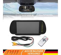 DE 7 Zoll LCD MONITOR INNENSPIEGEL RÜCKSPIEGEL Auto KFZ für Rückfahrkamera NEU