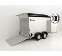 Debon Kofferanhänger C500 163x300cm H:200cm 2,0t|Alu|Polybug|Tür|schwarz