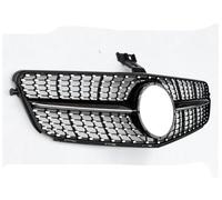 DECI Auto Front Kühlergrille für Mercedes Benz C-Klasse W204 2008-2014 C180 C200 C300,Front Nieren Kühlergrill Front stoßstange Gitter Waben Grill Dauerhaft,A/Schwarz