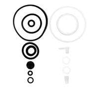 DECOMELODY Dichtungssatz und Reparaturwerkzeug für Hydraulikheber mit Pumpenkern Staubrücklaufventil und Gummiauflage Ersatzteile für Vertikale Wagenheber bis 5 Tonnen im Auto und