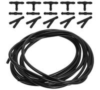 DECORNIJIA 16 Stück Scheibenwaschanlage Reparaturset mit Schlauch I Y förmigen Anschlussstücken Langlebigen Sprühdüsen für Auto Windschutzscheibe Sichere Abdichtung Einfache Montage