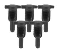 DECORNIJIA 5 Stück Teiliges Vertikaler Wagenheber Ersatzteil Release Screw mit Integriertem Ventil und Dichtung aus Robustem Eisen für Hydraulische Wagenheber SUV und Tiefergelegte Autos