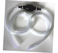 DECORNIJIA Manuelle Absaugpumpe für Benzin und Wasser Große Durchflussrate Langlebige PVC Konstruktion Wandstärke Vielseitig Einsetzbar für Auto Motorrad und Yacht