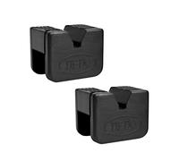 DEDC 2 Stück Wagenheber Gummiauflage, Wagenheberauflage Gummi, Gummiblock Schützt Auto vor Kratzen, 3-5 Tonnen Tragfähigkeit