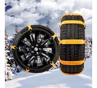 DEDC Schneeketten , 10-Stück Universal Schneeketten für Reifenbreite 165 - 285mm,Anfahrhilfe Anti-Rutsch Ketten, Notfallzugketten für die meisten PKW/SUV/LKW 10 PC