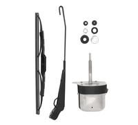 Deevayum Scheibenwischermotor-Kit 12V 105 Rotierend für Boot ATV UTV | Elektrischer Wischerarmsatz, Verschleißfeste Metall- und Gummikonstruktion, Universelle Passform für Traktoren,