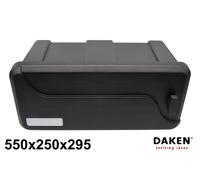 Deichselbox Daken 550x250x295 Staubox Anhängerbox Pkw Anhänger Pritsche Blackit1