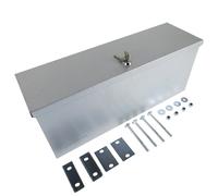 Deichselbox / Staubox aus Stahlblech 500 x 150 x 200mm inkl. Befestigungssatz