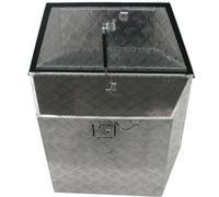 Deichselbox Staukiste V Deichsel Alu Box Riffelblech PKW Anhänger Wohnwagen Raute groß