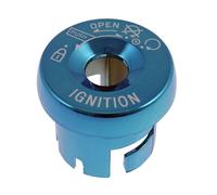 Dekokappe für Zündschloss STR8 für Nitro/Yamaha MBK Aerox, blau