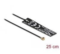 Delock GNSS BEIDOU GALILEO GLONAS GPS L1 L2 L5 Antenne MHF® I kompatibler Stecker 0 - 2 dBi omnidirektional FPC