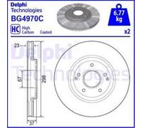 DELPHI BG4970C Bremsscheibe