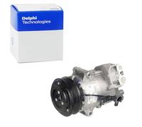 DELPHI A/C Kompressor für Klimaanlage Klimakompressor mit ID: 6CVC13 PAG 46 mit 110mm Riemenscheibe Kompatibel mit OPEL INSIGNIA Caravan 13346494 13385464 13462150 TSP0155989