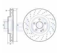 Bremsscheibe Vorderachse Delphi BG4658C