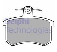 DELPHI BREMSBELÄGE SATZ HINTERACHSE für ALFA ROMEO 155 164 33 AUDI 100 200 80
